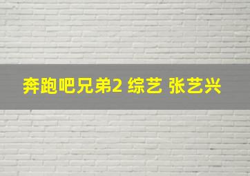 奔跑吧兄弟2 综艺 张艺兴